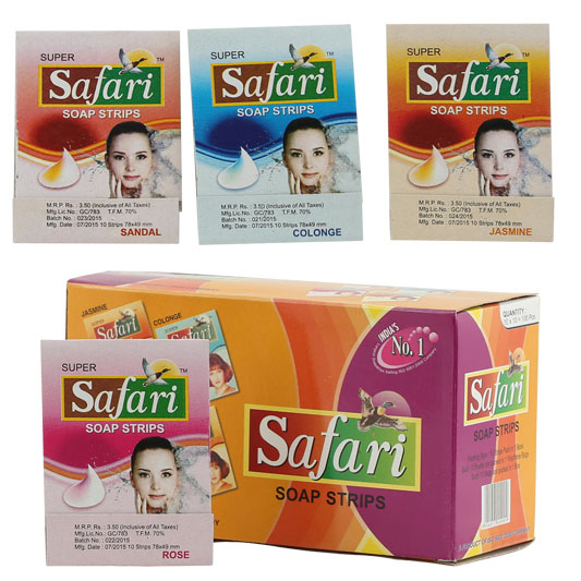 Paper Soap Strips - Safari